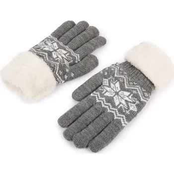 Rukavice Sandrou pětprsté rukavice z vlny univerzální velikosti - dámské