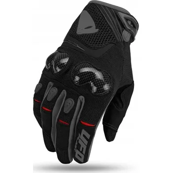 Moto rukavice Motokrosové / Enduro rukavice UFO Reason Carbon černo-šedé XXL