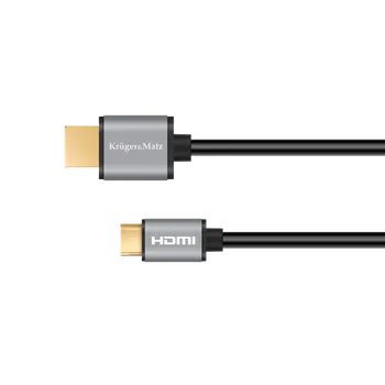 Video kabel HDMI kabel - mini HDMI kabel 1,8 m Kruger&Matz Basic