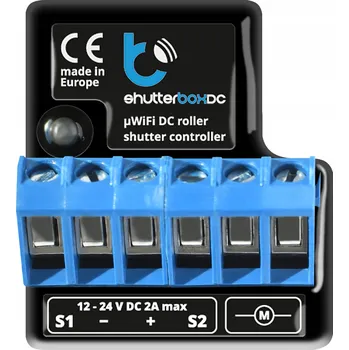 Sada domovního alarmu BleBox shutterBoxDC v2 ovladač rolet žaluzií markýz pohonů 12-24V