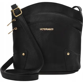 Kabelka Victoria&Co kabelka přes rameno eko kůže černá