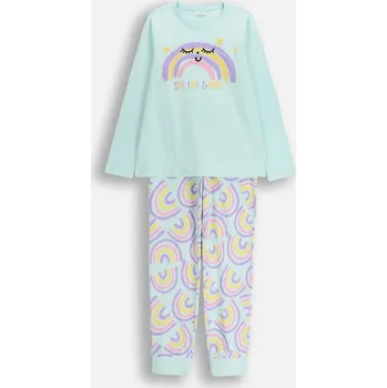 Dívčí pyžamo Dětské pyžamo s dlouhým rukávem pro dívky, bavlněné, velikost 104/110 Coccodrillo ZC5