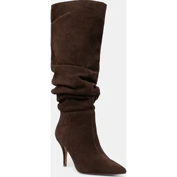 Dámské kozačky Semišové boty Aldo KIMMIA 14166953.KIMMIA hnědá 89X, EUR 41