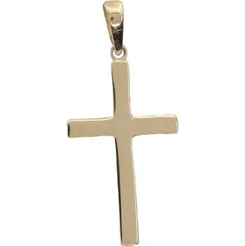 Přívěsek Zlatý přívěsek křížek 2706LOT (585/1000) 1.05 g