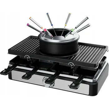 Kuchyňský gril Elektrický raclette gril SilverCrest SRGF černý 1400 W