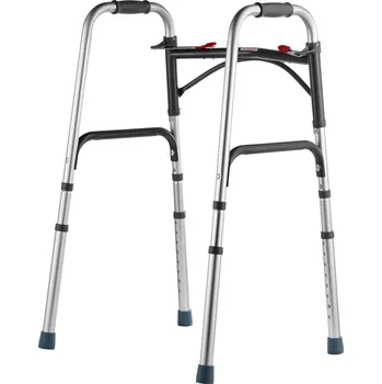 Chodítko pro seniory Vevor Skládací chodítko 2-tisk., 8-stup., hliník, nosnost 350 pounds