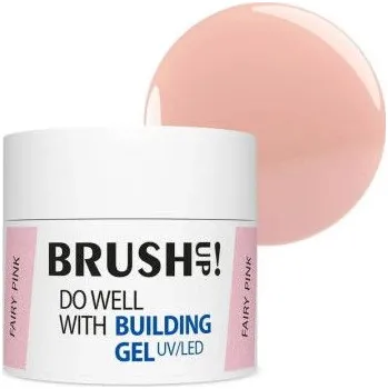 Lak na nehty BRUSHUP! Stavební gel UV/LED Fairy Pink 12 g