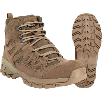 Pánská treková obuv Mil-Tec Vysoké boty Squad Coyote, velikost 45