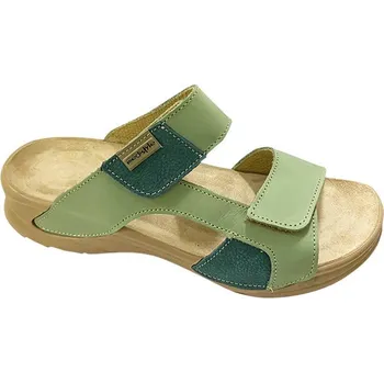 Dámská zdravotní obuv Dámské pantofle Medistyle Jitka 6J-T17, zelené 40