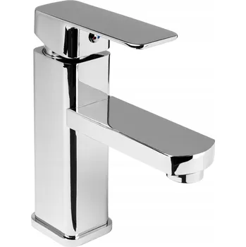 Vodovodní baterie Stojánková umyvadlová baterie Aqui BASIC stříbrná