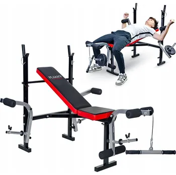 Posilovací lavice NASTAVITELNÁ TRÉNINKOVÁ LAVICE PLIANT HOB300 pod činku