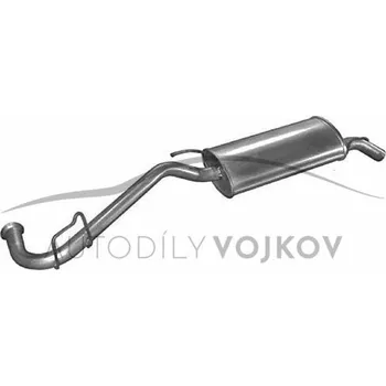 Zadní díl výfuku Zadní díl výfuku Renault Clio 1990 - 1996 1.4 - E7J