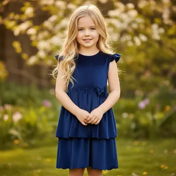 Dámské šaty Šaty bez rukávů, tmavě modré, velikost 98