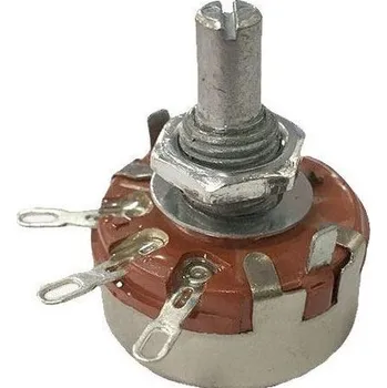 Elektronická součástka 220k/N, WTH118-1A 2W, hřídel 6mm, potenciometr otočný uhlíkový