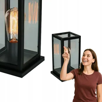 Lampička Stolní lampa Italux Laverno černá 60 W