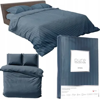 Povlečení POVLEČENÍ LOŽNÍHO POTŘENÍ: PŘIKRÝVKA 220X200CM + 2 POVLAKY NA POLŠTÁŘE 70X80CM BAVLNĚNÝ DAMAŠEK