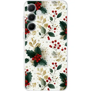 Pouzdro na mobilní telefon Pouzdro pro Samsung Galaxy A35 5G, Útulné Vánoce, Vánoční ozdoby