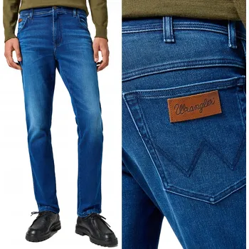 Pánské džíny Wrangler TEXAS SLIM W34 L36 Pánské džíny rovného střihu