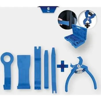 Autodílna Brilliant Tools BT511015 Sada klínů na ozdobné lišty a čalounění, 6-dílná