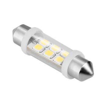 Autožárovka CABLETECH Autožárovka 12V T10*40-6led Sv8,5 bílá ZAR0076-2
