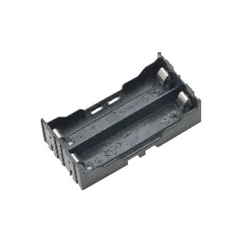 Držák baterie Pouzdro baterie, článku 2x 18650 do plošného spoje