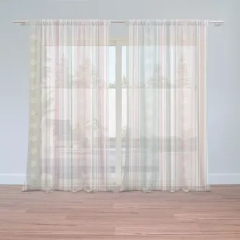 Záclona Sablio Záclony Pruhy a tečky: 2ks 150x250cm