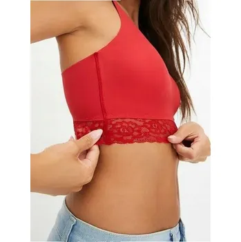 Podprsenka Bonprix podprsenka braletka červená velikost 40/42