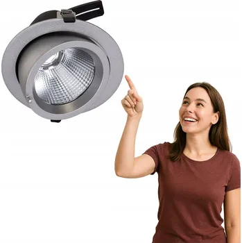 Kulaté Stropní Svítidlo Italux šedé