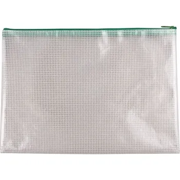 Obálka Síťovaná zipová obálka Q-Connect - A4, zelená