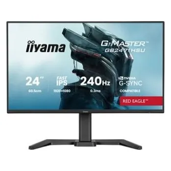 Monitor iiyama G-Master/GB2471HSU-B1/23,8"/IPS/FHD/240Hz/0,3ms/Černá/3R (GB2471HSU-B1)