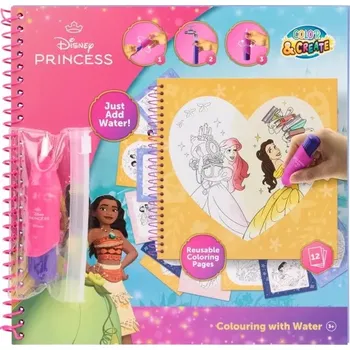 omalovánky Velká kniha vodního malování Disney Princezny