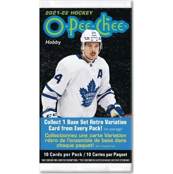 Sběratelská karetní hra 2021-22 NHL Upper Deck O-Pee-Chee Hobby balíček