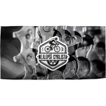 Sablio Ručník Nejlepší cyklista - 30x50 cm