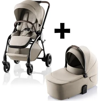 Kočárek BRITAX RÖMER Set kočárek Rio + hluboká korba Style Teak