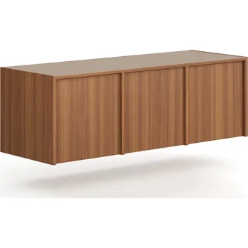 B2B Partner Nástavba pro skříně FRAME, 3x dveře, 1299 x 450 x 427 mm, PUSH-lock, ořech