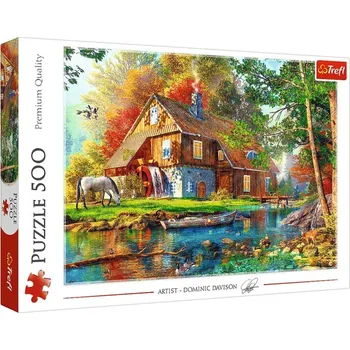 Puzzle - 500 - Chata u řeky - Trefl 37484