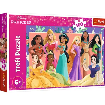 Puzzle - 160 - Skutečné princezny - Disney Princess - Trefl 15427