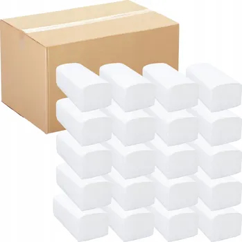 Papírové ručníky higi24 skládané, 100% celulóza, bílé, 4000 ks