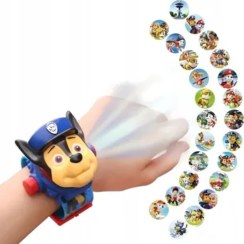 Hodinky 3D hodinky s projektorem Tlapková patrola Chase