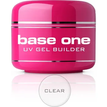 Lak na nehty Silcare Base One Clear bezbarvý stavební gel na nehty 15g