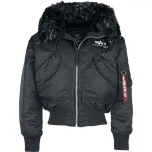 Bomber bunda z Alpha Industries - 45P Hooded Custom - Muži - černá