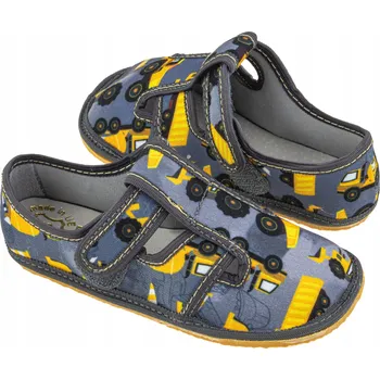 Dívčí obuv Papuče TRAKTORY Raweks kožená stélka Zuzia 15B pružné 31