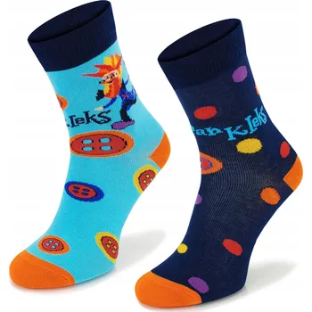 Dámské oblečení Barevné veselé dětské ponožky s motivem Pan Kleks, velikost 31-34