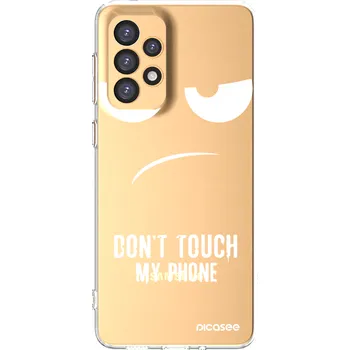 Pouzdro na mobilní telefon Picasee silikonový průhledný obal pro Samsung Galaxy A33 5G A336 - Nešahej mi na telefon