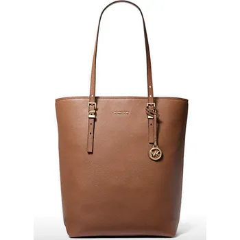 Michael Kors kožená kabelka Quinn lg hnědá