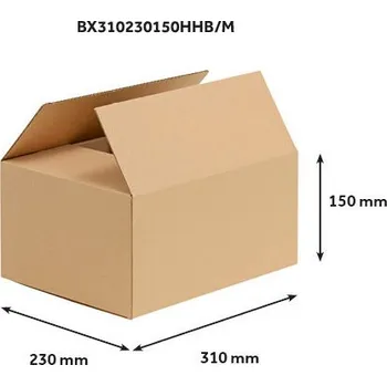 Obalový materiál Kartonová krabice 310x230x150 mm 3VVL A4