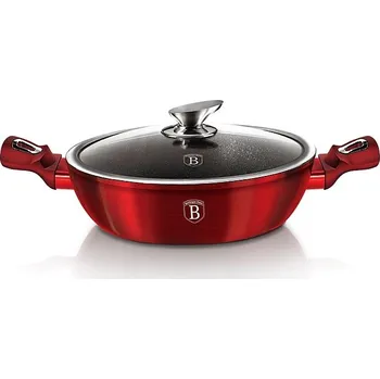 Hrnec Pekáč Berlingerhaus kulatý s mramorovým povrchem a poklicí 28 cm Burgundy Metallic Line BH-1263 1.65000 Kg ELEKTRO Sklad1 6342493 (1.65000 Kg ELEKTRO Sklad1 6342493)