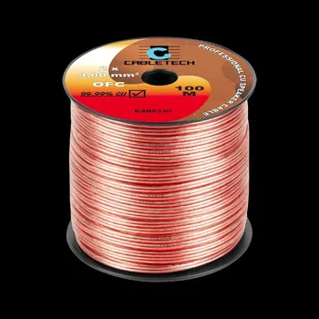 CABLETECH Reproduktorový kabel 2x 4,0mm OFC CU(100m)