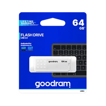 USB flash disk USB 64GB Goodram bílý