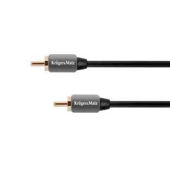 Audio kabel Propojovací kabel RCA - RCA 1,0 m Kruger&Matz